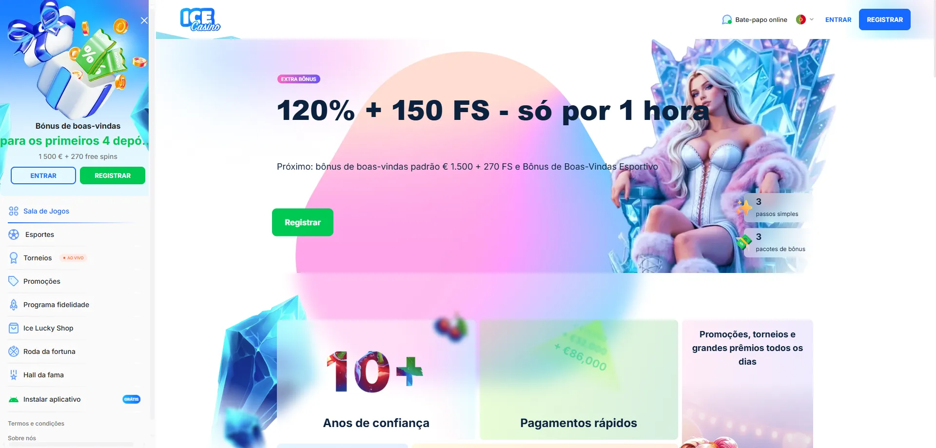 Ice Casino Telegram canal oficial — visão geral da plataforma